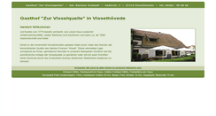 Desktop Screenshot of gasthof-zur-visselquelle.de