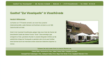 Tablet Screenshot of gasthof-zur-visselquelle.de